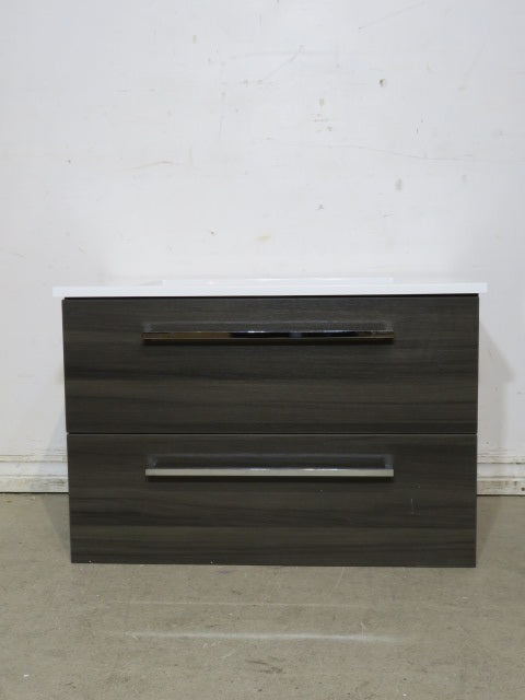 30" Wall Mounted Bathroom Vanity