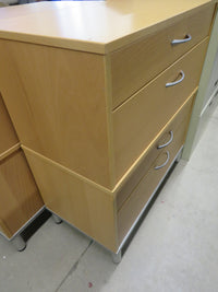 33.5"W Faux Wood 4-Drawer Dresser