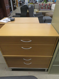 33.5"W Faux Wood 4-Drawer Dresser