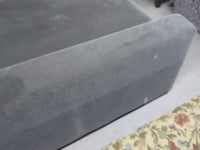 Partial Sectional Couch Grey Fabric