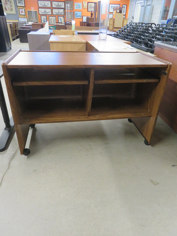47"W Faux Wood Desk