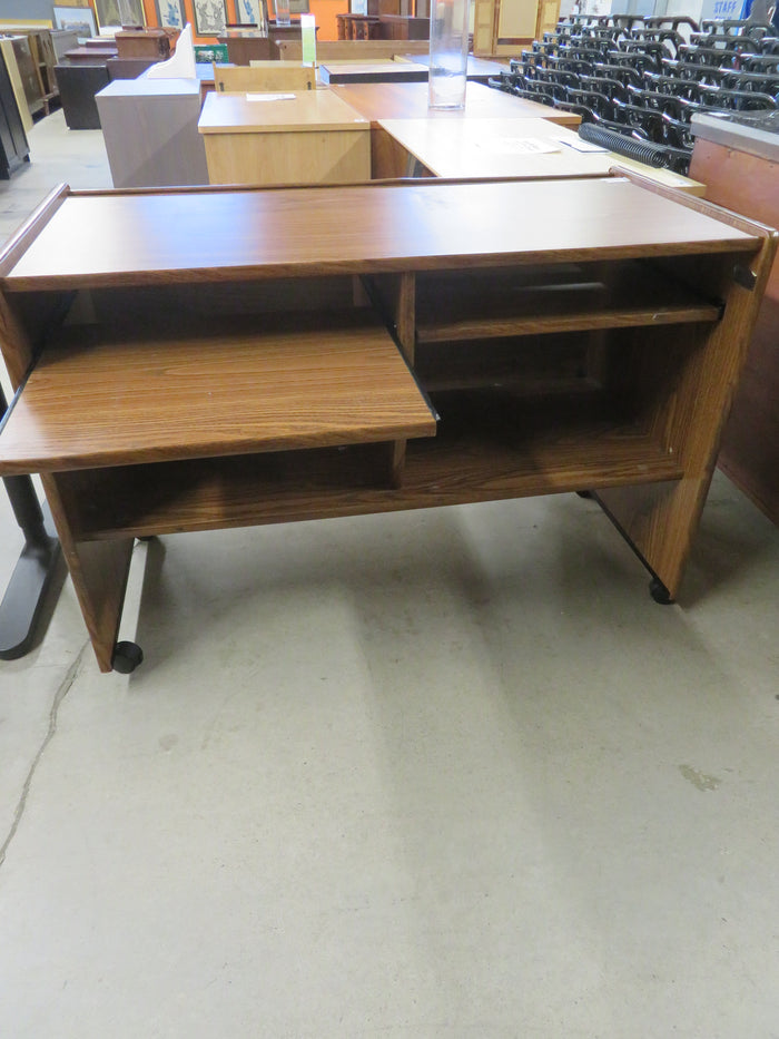 47"W Faux Wood Desk