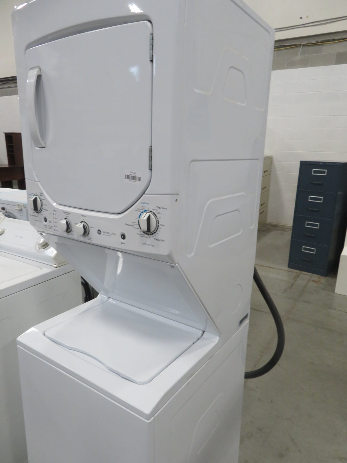 24"W Stackable Washer and Dryer in White