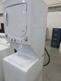 24"W Stackable Washer and Dryer in White