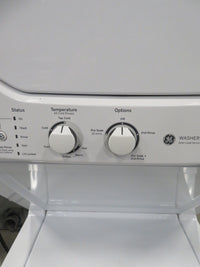 24"W Stackable Washer and Dryer in White