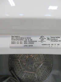 24"W Stackable Washer and Dryer in White