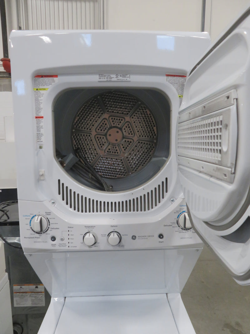 24"W Stackable Washer and Dryer in White