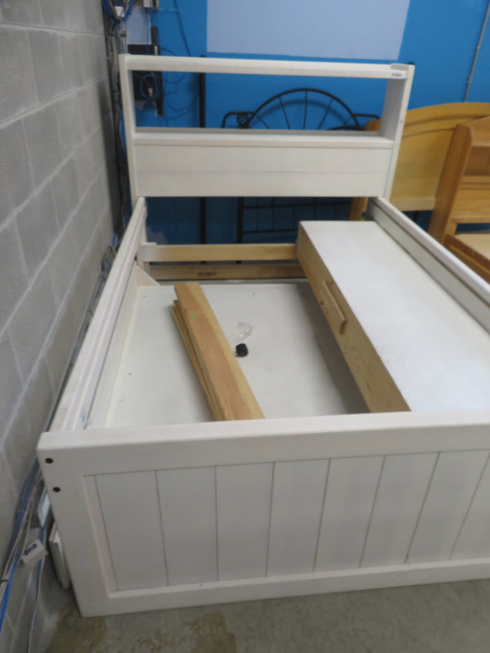 57.5"W Bed Frame with Storage - Full