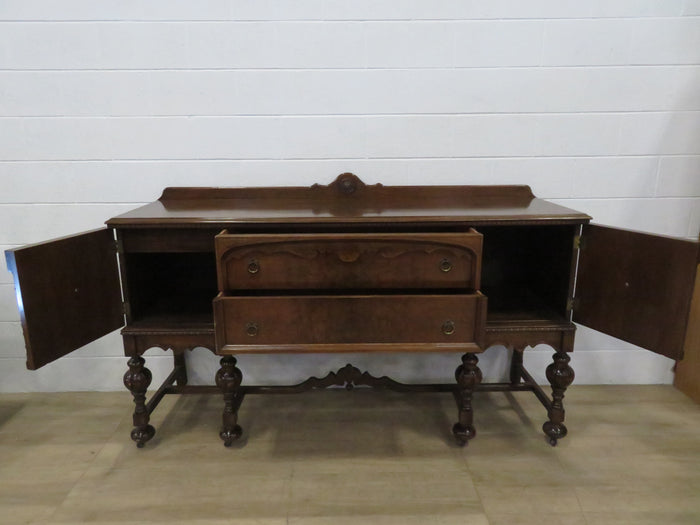 Antique 2-Drawer Baroque Style Buffet