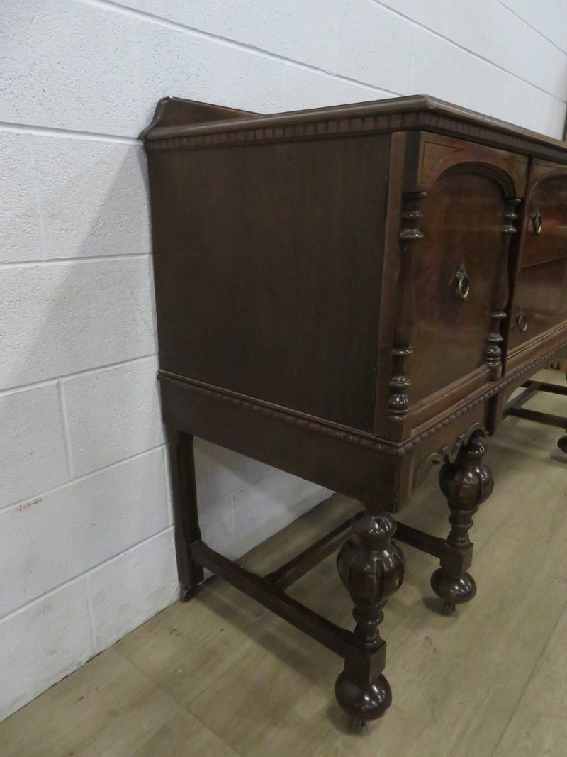 Antique 2-Drawer Baroque Style Buffet