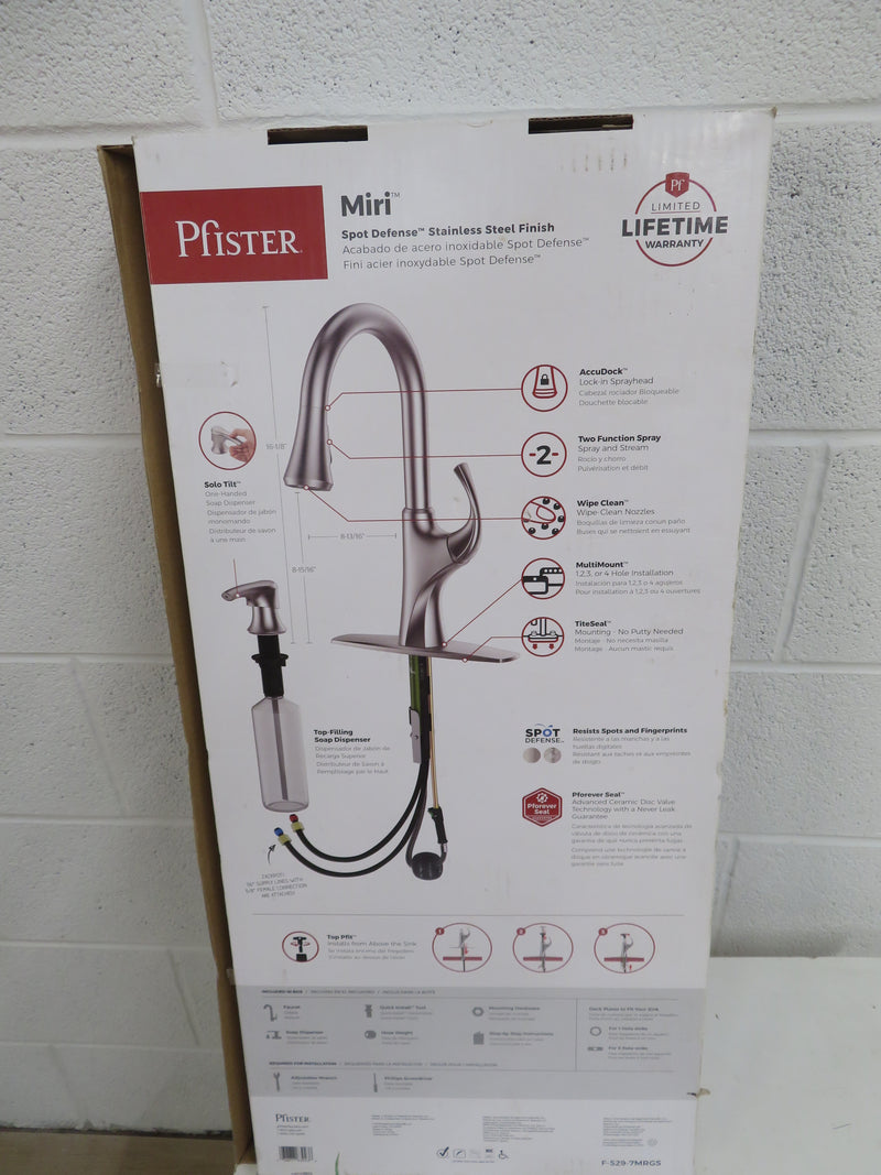 Single Handle Pull Down Kitchen Faucet