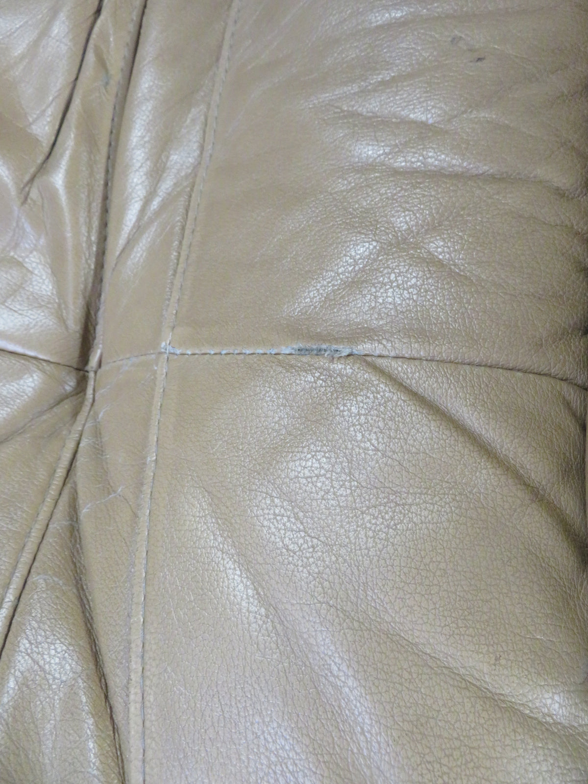 32"W Leather Swivel Recliner with Ottoman