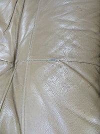 32"W Leather Swivel Recliner with Ottoman