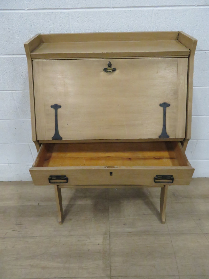 Wooden Secretary's Desk with Single Drawer