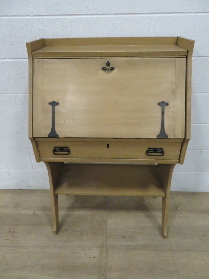 Wooden Secretary's Desk with Single Drawer