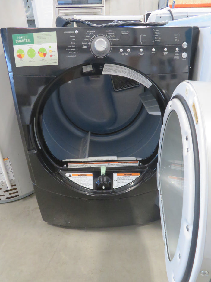 27"W Electric Front Load Dryer in Black