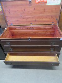 44"W Cedar Lined Chest with Single Drawer