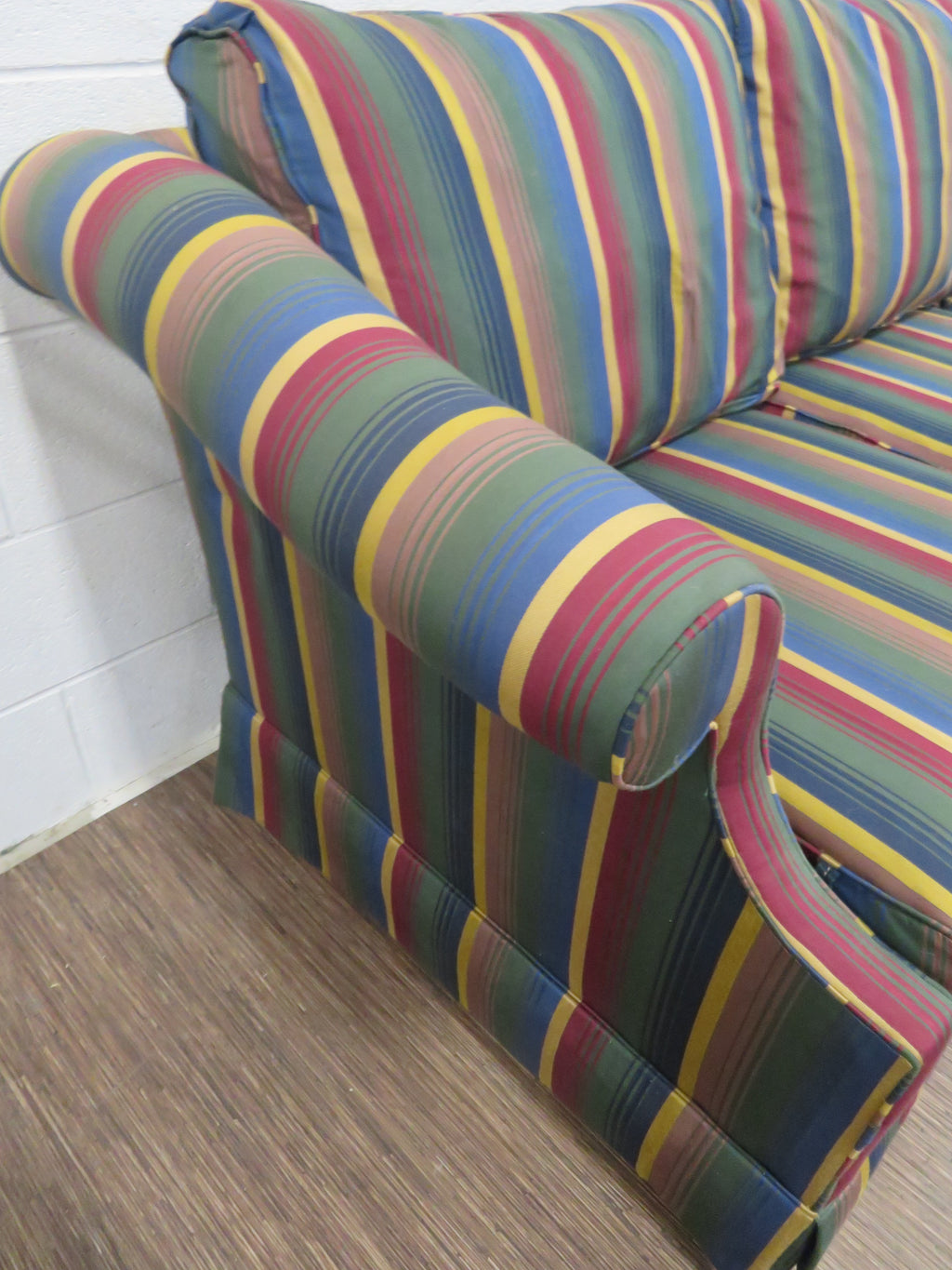 3-Seat Sofa in Multiple Colour Stripes