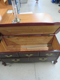 48"W Cedar Lined Chest with Faux Drawers