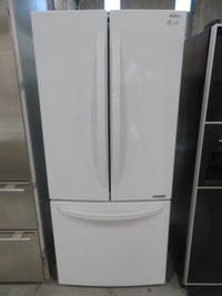 30"W Side by Side Fridge/Freezer with Lower Freezer Drawer in White