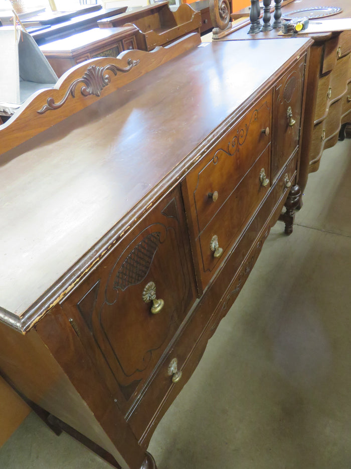 54"W Vintage Solid Wood Side Board