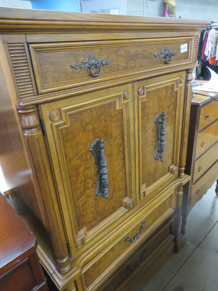 40"W Vintage Tall Boy Dresser