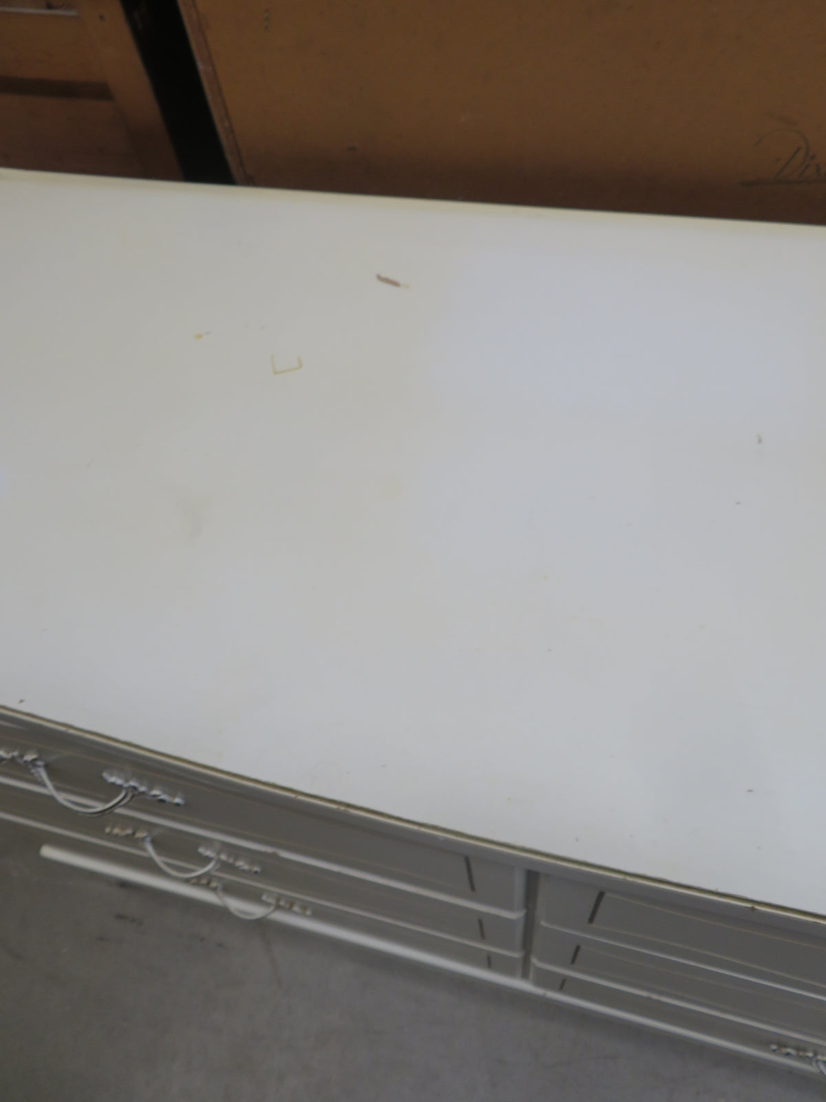 50"W 6-Drawer Dresser in Off-White