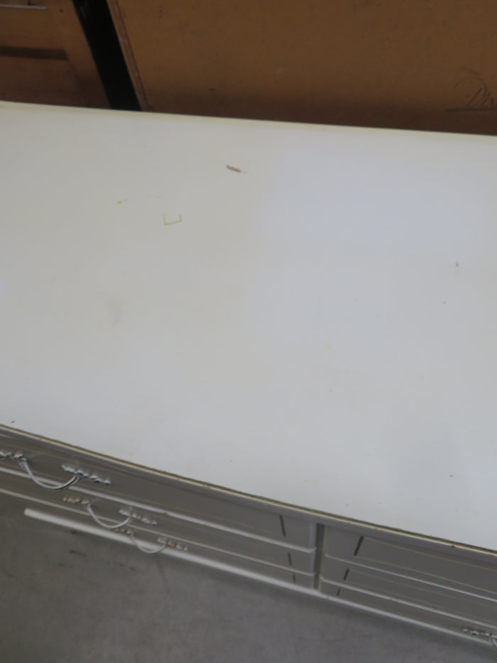 50"W 6-Drawer Dresser in Off-White