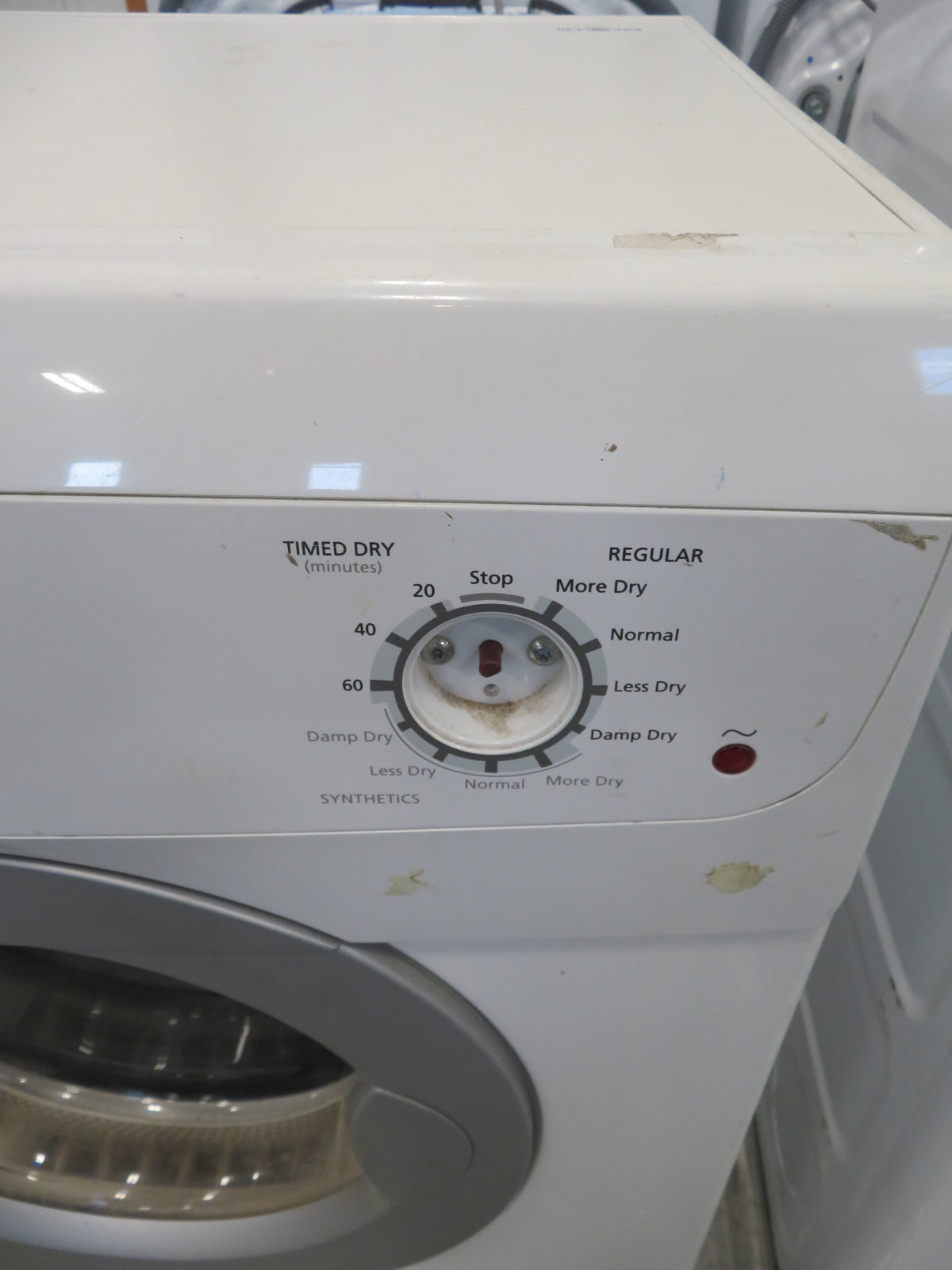 23.5"W Electric Front Load Dryer in White