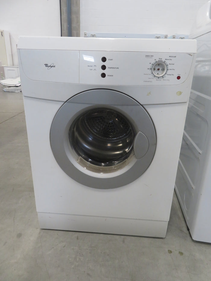 23.5"W Electric Front Load Dryer in White