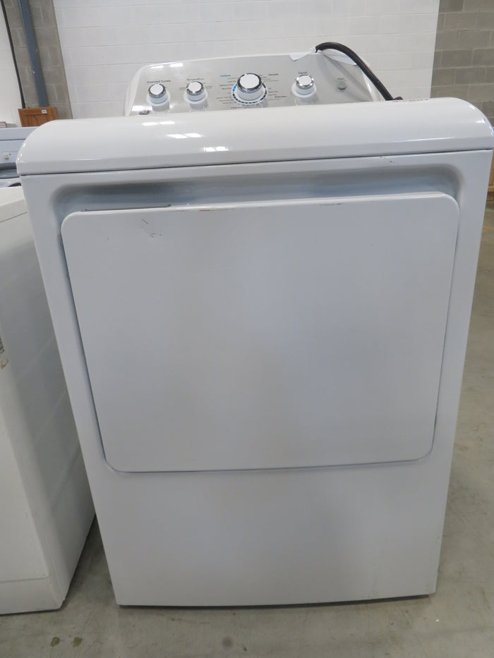 27"W Electric Front Load Dryer in White