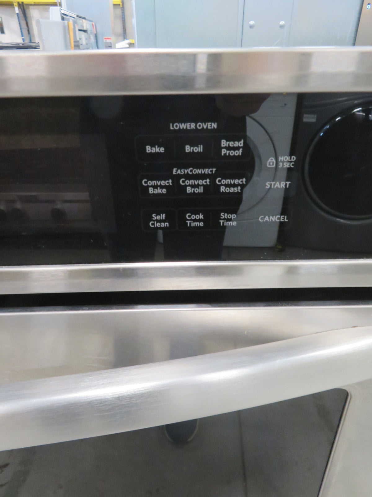 30"W Kitchenaid Double Wall Oven Stainless steel