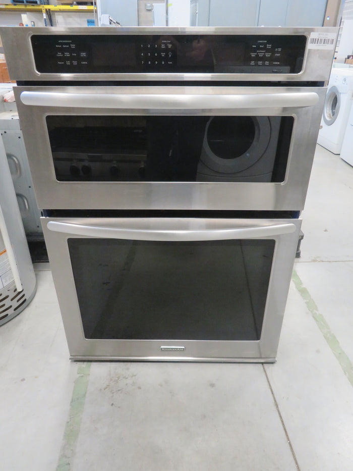 30"W Kitchenaid Double Wall Oven Stainless steel