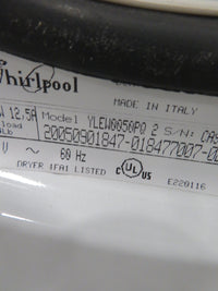 23.5"W Electric Front Load Dryer in White