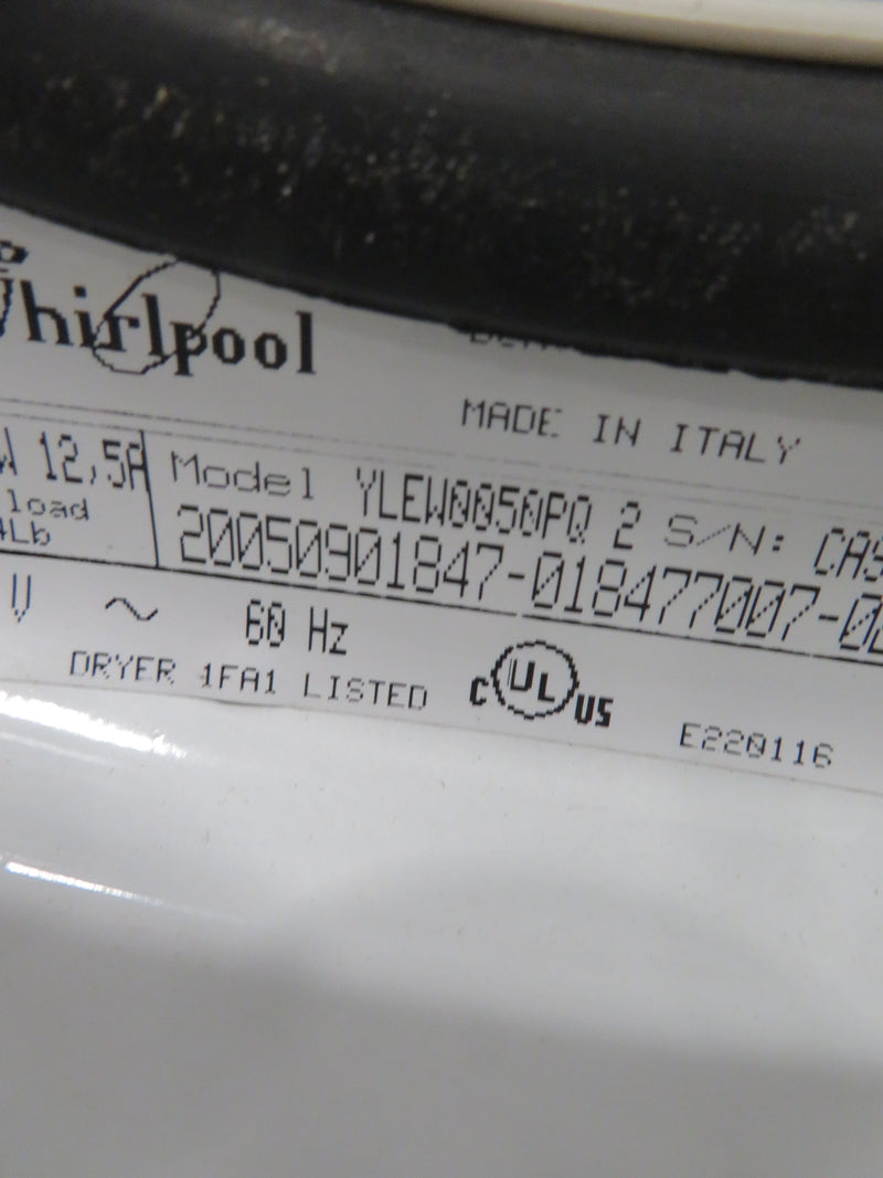 23.5"W Electric Front Load Dryer in White