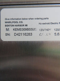 30"W Kitchenaid Double Wall Oven Stainless steel