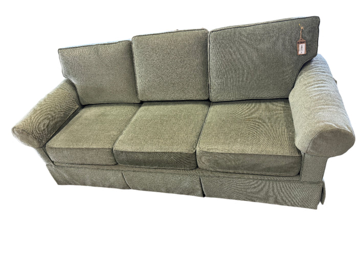 Mint Green Upholstered Three Seater Sofa