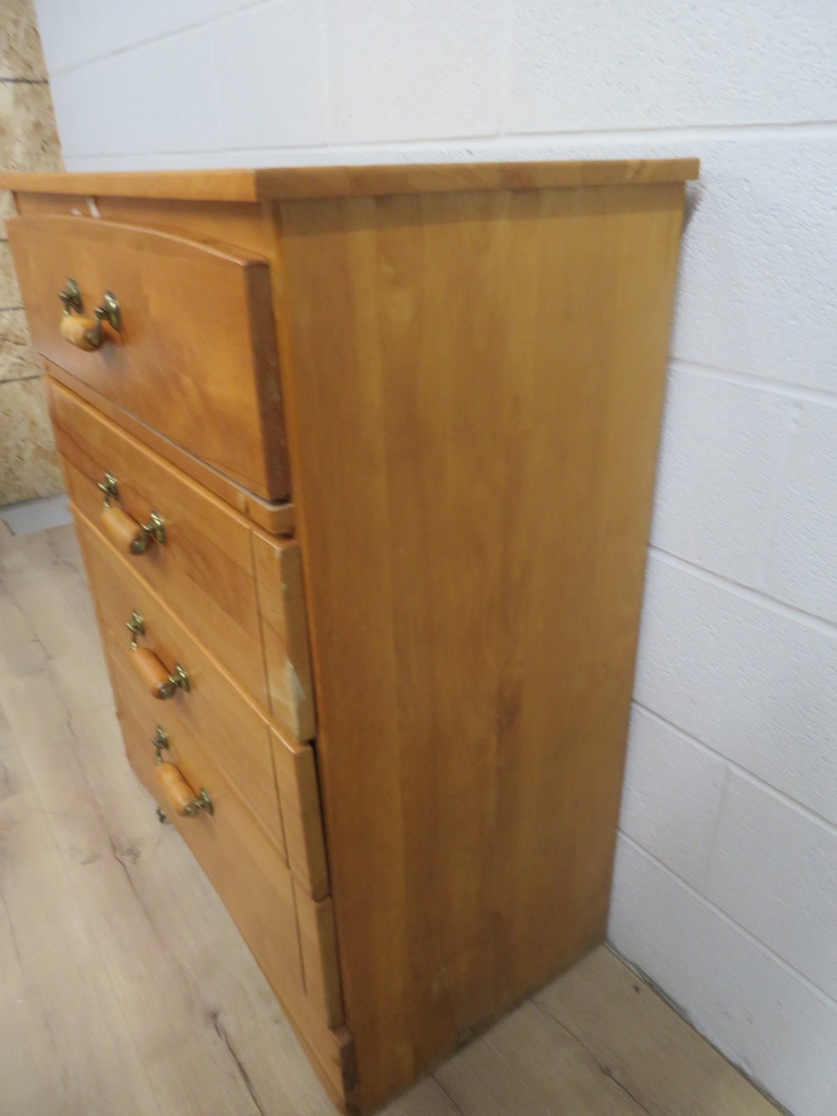 31"W  4-Drawer Dresser in Wood
