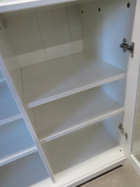 57"W White Side Board