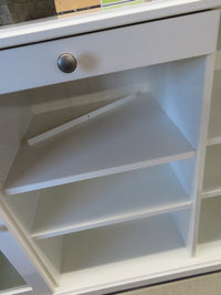 57"W White Side Board