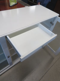 57"W White Side Board