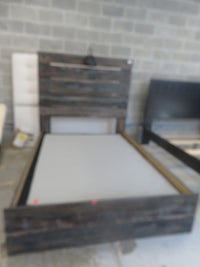 57"W Wooden Bed