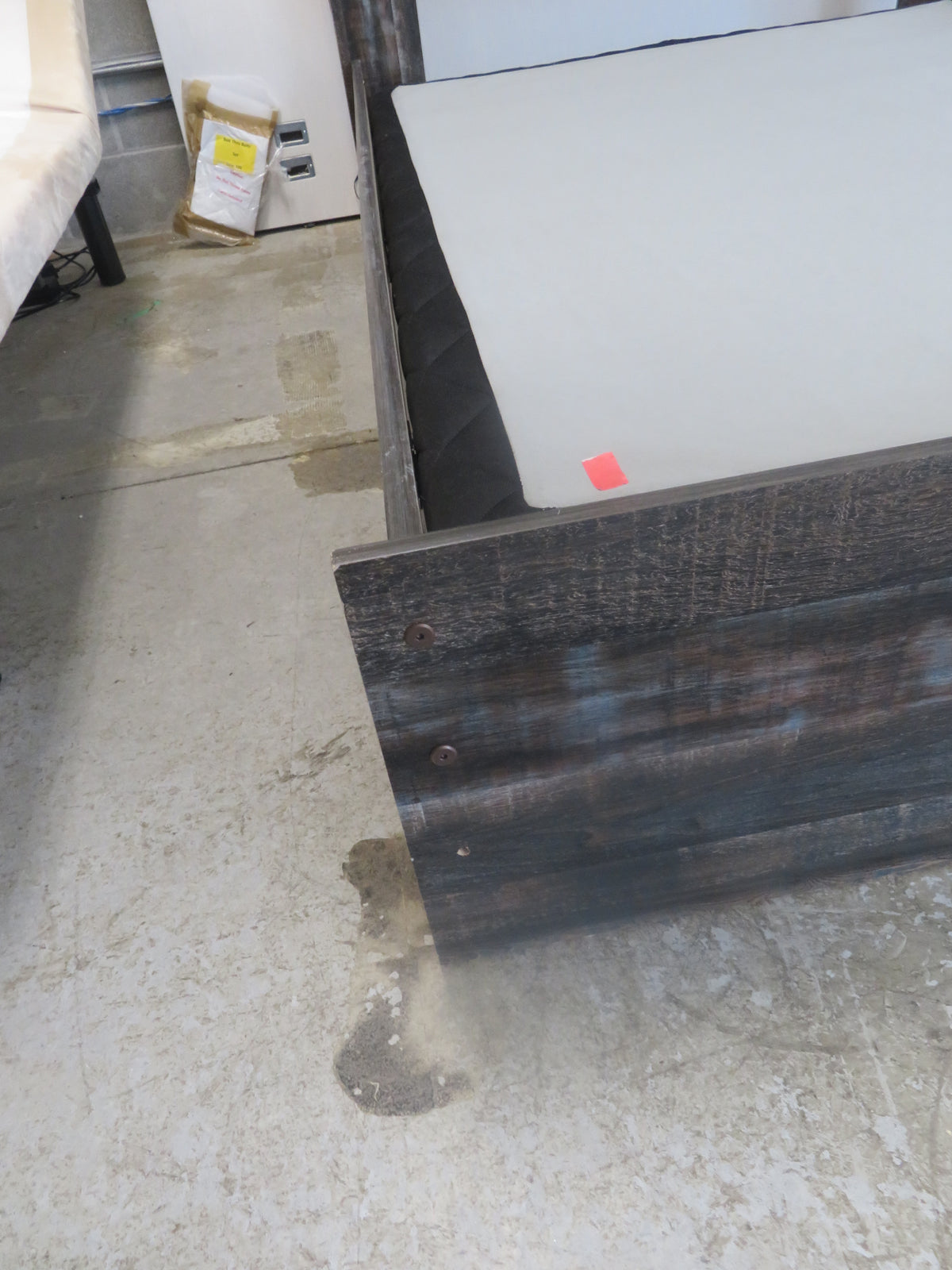 57"W Wooden Bed