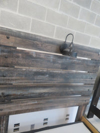 57"W Wooden Bed