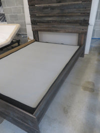 57"W Wooden Bed