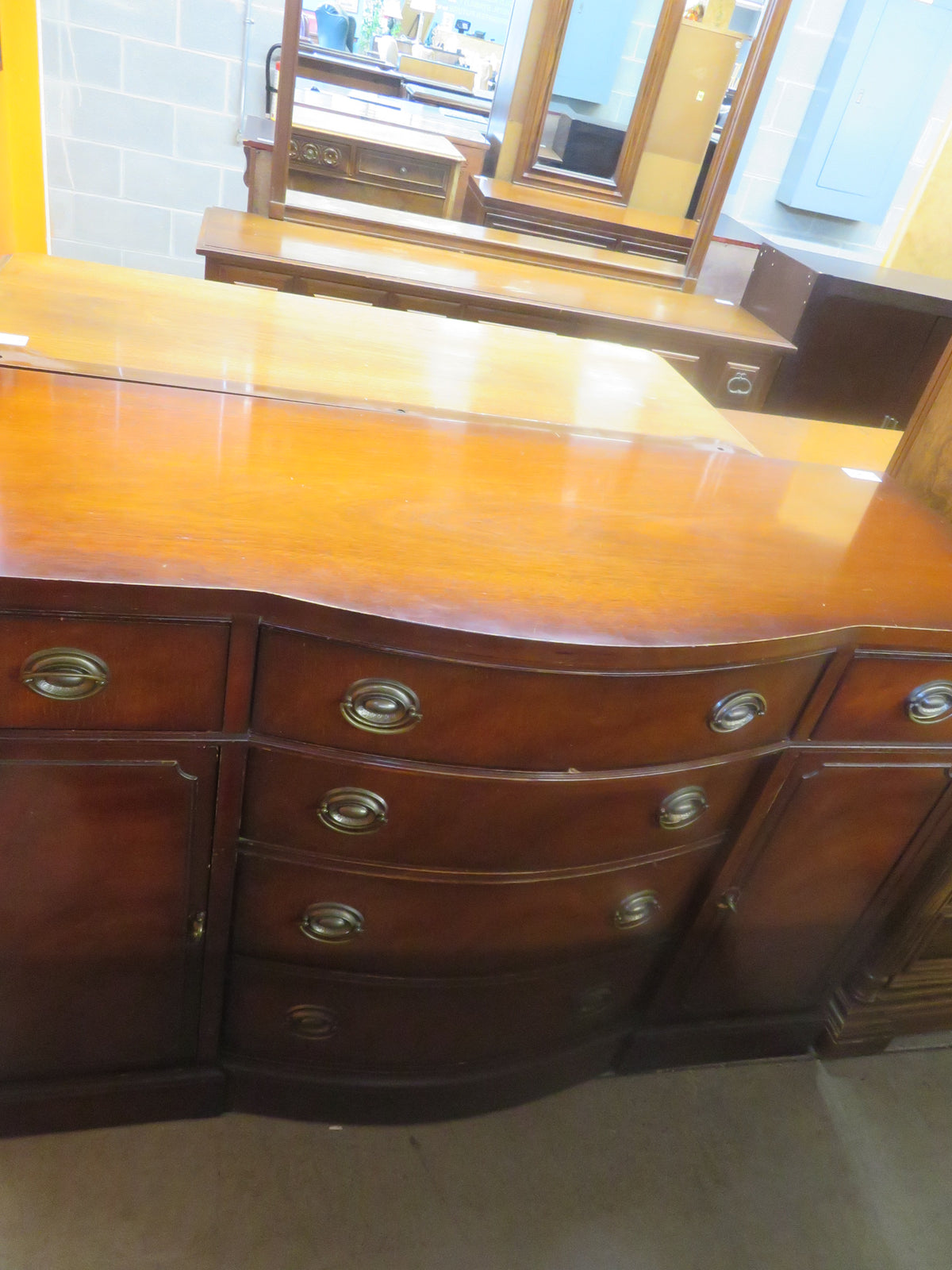 54"W Wooden Side Board