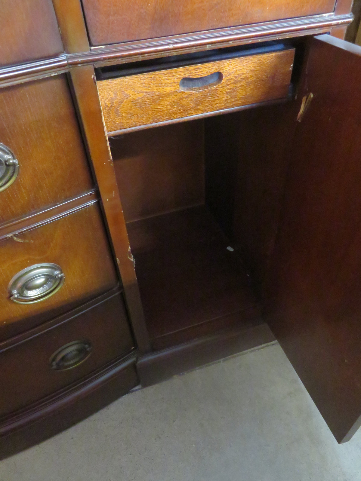 54"W Wooden Side Board