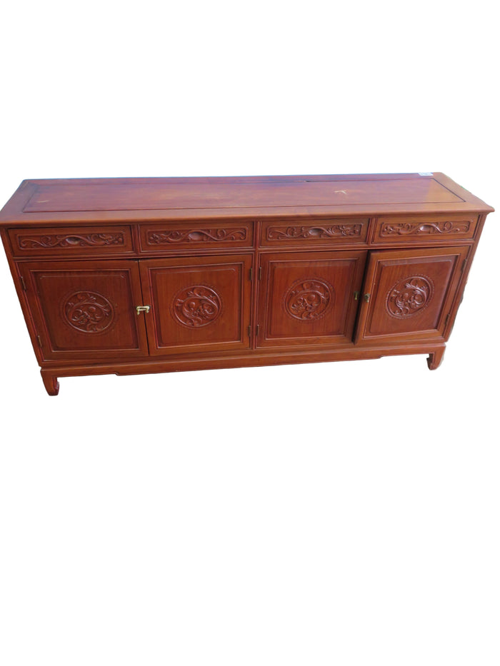 71"W Wooden Side board