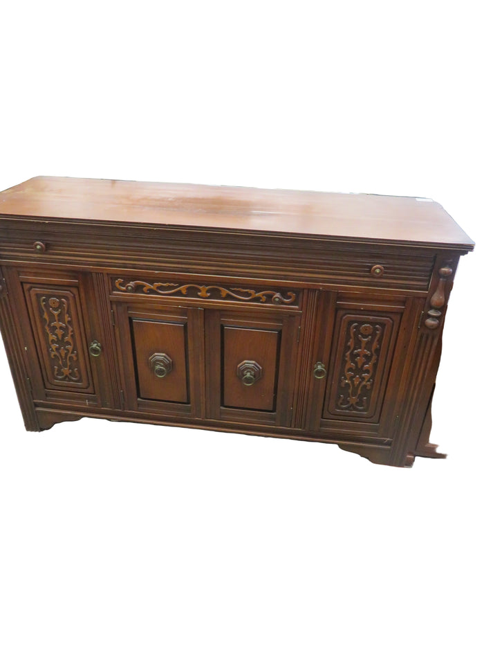 62"W Wooden Side board