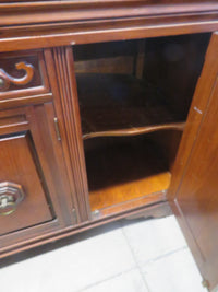 62"W Wooden Side board